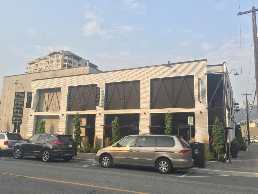 Commercial building exterior screens